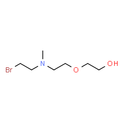 ChemSpider 2D Image | 2-{2-[(2-Bromoethyl)(methyl)amino]ethoxy}ethanol | C7H16BrNO2