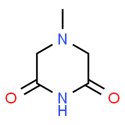 ChemSpider 2D Image | 4-Methyl-2,6-piperazinedione | C5H8N2O2