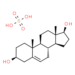 ChemSpider 2D Image | Androstenediol sulfate | C19H32O6S