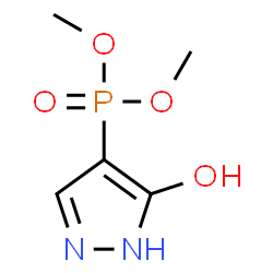 ChemSpider 2D Image | Dimethyl (5-hydroxy-1H-pyrazol-4-yl)phosphonate | C5H9N2O4P