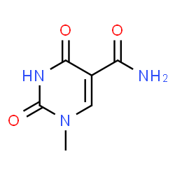ChemSpider 2D Image | 1-Methyl-2,4-dioxo-1,2,3,4-tetrahydro-5-pyrimidinecarboxamide | C6H7N3O3