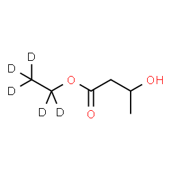 ChemSpider 2D Image | (~2~H_5_)Ethyl 3-hydroxybutanoate | C6H7D5O3
