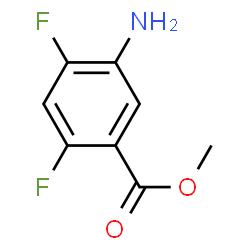 ChemSpider 2D Image | methyl 5-amino-2,4-difluorobenzoate | C8H7F2NO2