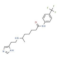 ChemSpider 2D Image | Histamine trifluoromethyl toluidide | C19H25F3N4O