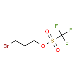 ChemSpider 2D Image | 3-Bromopropyl trifluoromethanesulfonate | C4H6BrF3O3S