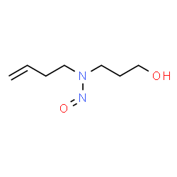 ChemSpider 2D Image | 3-(3-Butenylnitrosamino)-1-propanol | C7H14N2O2