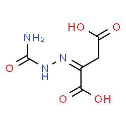 ChemSpider 2D Image | (2Z)-2-(Carbamoylhydrazono)succinic acid | C5H7N3O5