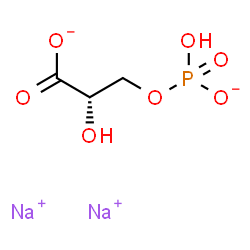 ChemSpider 2D Image | Disodium (2S)-2-hydroxy-3-[(hydroxyphosphinato)oxy]propanoate | C3H5Na2O7P
