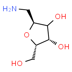 ChemSpider 2D Image | (4xi)-6-Amino-2,5-anhydro-6-deoxy-L-arabino-hexitol | C6H13NO4