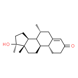 ChemSpider 2D Image | (7alpha,8xi,17beta)-17-Hydroxy-7,17-dimethylestr-4-en-3-one | C20H30O2