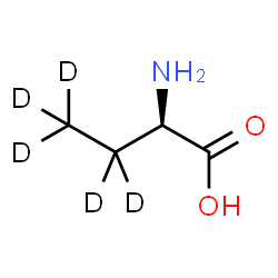 ChemSpider 2D Image | (2R)-2-Amino(3,3,4,4,4-~2~H_5_)butanoic acid | C4H4D5NO2
