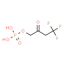 ChemSpider 2D Image | 4,4,4-Trifluoro-2-oxobutyl dihydrogen phosphate | C4H6F3O5P