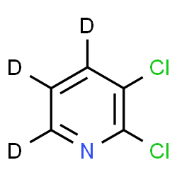 ChemSpider 2D Image | 2,3-Dichloro(~2~H_3_)pyridine | C5D3Cl2N