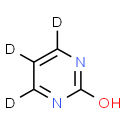 ChemSpider 2D Image | 2-(~2~H_3_)Pyrimidinol | C4HD3N2O