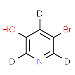 ChemSpider 2D Image | 5-Bromo-3-(~2~H_3_)pyridinol | C5HD3BrNO