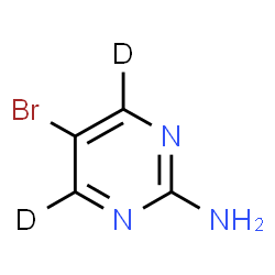 ChemSpider 2D Image | 5-Bromo-2-(~2~H_2_)pyrimidinamine | C4H2D2BrN3