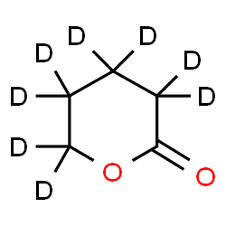 ChemSpider 2D Image | (~2~H_8_)Tetrahydro-2H-pyran-2-one | C5D8O2