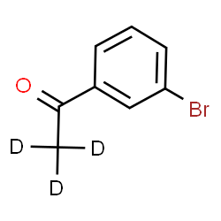 ChemSpider 2D Image | 1-(3-Bromophenyl)(~2~H_3_)ethanone | C8H4D3BrO