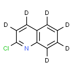 ChemSpider 2D Image | 2-Chloro(~2~H_6_)quinoline | C9D6ClN