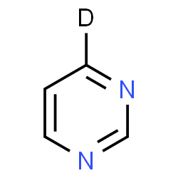 ChemSpider 2D Image | (4-~2~H)Pyrimidine | C4H3DN2