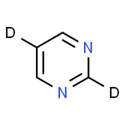 ChemSpider 2D Image | (2,5-~2~H_2_)Pyrimidine | C4H2D2N2