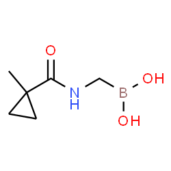 ChemSpider 2D Image | ({[(1-Methylcyclopropyl)carbonyl]amino}methyl)boronic acid | C6H12BNO3