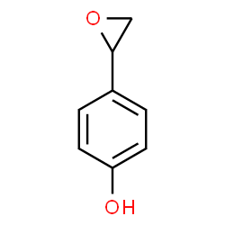 ChemSpider 2D Image | 4-(2-Oxiranyl)phenol | C8H8O2