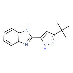 ChemSpider 2D Image | 2-(5-tert-Butyl-2H-pyrazol-3-yl)-1H-benzoimidazole | C14H16N4