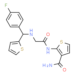 ChemSpider 2D Image | TCMDC-125036 | C18H16FN3O2S2
