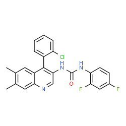 ChemSpider 2D Image | TMP-153 | C24H18ClF2N3O