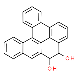 ChemSpider 2D Image | 8,9-Dihydronaphtho[1,2,3,4-pqr]tetraphene-8,9-diol | C24H16O2