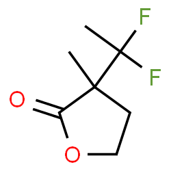 ChemSpider 2D Image | 3-(1,1-Difluoroethyl)-3-methyldihydro-2(3H)-furanone | C7H10F2O2