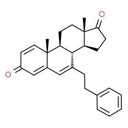 ChemSpider 2D Image | 7-Phenethylandrosta-1,4,6-triene-3,17-dione | C27H30O2