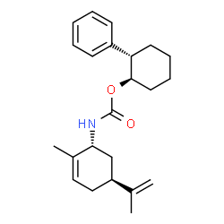 ChemSpider 2D Image | (1R,2S)-2-Phenylcyclohexyl [(1R,5S)-5-isopropenyl-2-methyl-2-cyclohexen-1-yl]carbamate | C23H31NO2