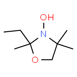ChemSpider 2D Image | 2-Ethyl-2,4,4-trimethyl-1,3-oxazolidin-3-ol | C8H17NO2