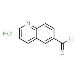 ChemSpider 2D Image | quinoline-6-carbonyl chloride hydrochloride | C10H7Cl2NO