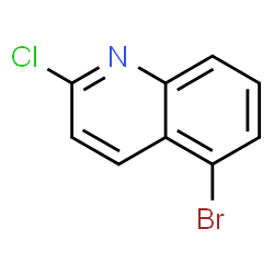 ChemSpider 2D Image | 5-Bromo-2-chloroquinoline | C9H5BrClN