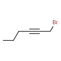 ChemSpider 2D Image | 1-Bromo-2-hexyne | C6H9Br