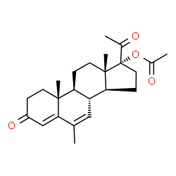 ChemSpider 2D Image | Megestrol acetate | C24H32O4