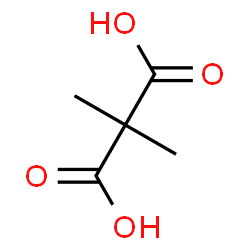 ChemSpider 2D Image | Dimethylmalonic acid | C5H8O4