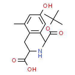 ChemSpider 2D Image | 2,6-Dimethyl-N-{[(2-methyl-2-propanyl)oxy]carbonyl}tyrosine | C16H23NO5