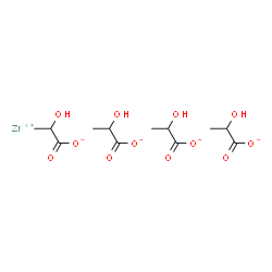 ChemSpider 2D Image | Zirconium(IV) lactate (1:4) | C12H20O12Zr