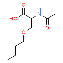 ChemSpider 2D Image | N-Acetyl-O-butylserine | C9H17NO4