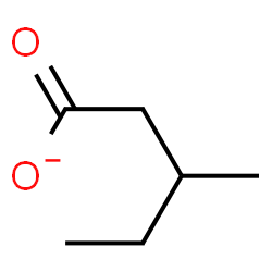 ChemSpider 2D Image | 3-Methylpentanoate | C6H11O2