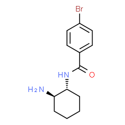 ChemSpider 2D Image | N-[(1R,2R)-2-Aminocyclohexyl]-4-bromobenzamide | C13H17BrN2O