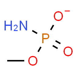 ChemSpider 2D Image | Phosphoramidic acid, monomethyl ester, ion(1-) | CH5NO3P