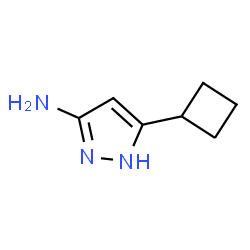 ChemSpider 2D Image | 3-Cyclobutyl-1H-pyrazol-5-amine | C7H11N3