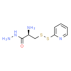 ChemSpider 2D Image | (2R)-2-Amino-3-(2-pyridinyldisulfanyl)propanehydrazide | C8H12N4OS2