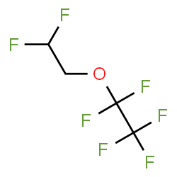 ChemSpider 2D Image | 2,2-Difluoroethyl pentafluoroethyl ether | C4H3F7O