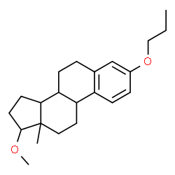 ChemSpider 2D Image | 17-Methoxy-3-propoxyestra-1,3,5(10)-triene | C22H32O2